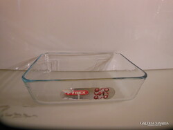 SÜTŐ - ALKUKÉPES - PYREX - ÜVEG - 22 x 17 x 6 cm - HIBÁTLAN