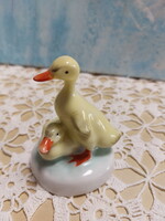 Régi Aquincumi kacsák, bájos porcelán figura eladó