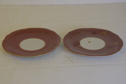 2 db Zsolnay porcelán kistányér A298