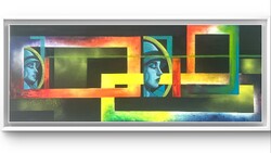 Balogh K. Zsuzsanna - Art deco festmény-kortárs geometrikus absztrakcióval