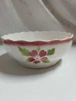Gránit virágos porcelán, gyöngyös komatál, leveses tál, pogácsás - 22,5 cm