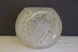 Ólomkristály gömb váza A298