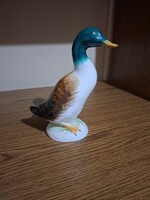 Bodrogkeresztúri kerámia nagy méretű kacsa, madár. 23 cm.