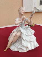 Wallendorfi tükrös balerina,,21 cm,,liciten,most minimál ár nélkül..