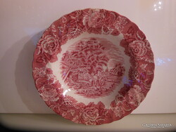 TÁNYÉR - ALKUKÉPES - 1917 ig  - GYÁRTOTT - ANGOL - WOODS & SONS - FAJANSZ - 23 cm -  HIBÁTLAN