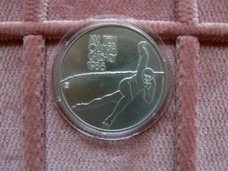 EZÜST 500 FORINT ÉRME 1986, XV. TÉLI OLIMPIA CALGARY, 1988.. BU, (28 g, 0,900) EREDETI!
