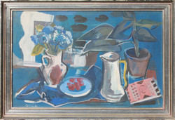 Gera Éva: Csendélet kékben