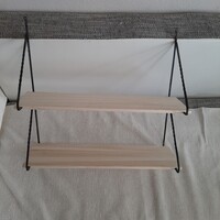 Kovácsolt vas falipolc két új falappal