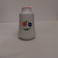Alföldi magyaros, virágos porcelán sószóró