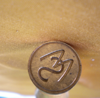 "M S" vagy "S W" monogrammos réz viasz pecsétnyomó +viasz rúddal