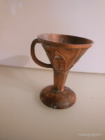 TÖLCSÉR - ALKUKÉPES - NÜRNBERGI - 6 x 5 cm - RÉGI - FÉM - HIBÁTLAN