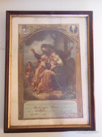 KÉP - EMLÉK -1919 - ből - ALKUKÉPES -  32 x 24 cm - KERETEZVE - ÜVEGEZVE  - OSZTRÁK - HIBÁTLAN