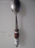 KANÁL - 27 cm - ALKUKÉPES -  JELZETT - PORCELÁN NYÉL - NÉMET - HIBÁTLAN