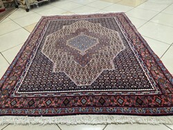 Álomszép iráni bidjar 130x168 prémium gyapjú perzsa szőnyeg MZ605