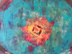 Between Spheres  50cmx70cm abstract vászonkép