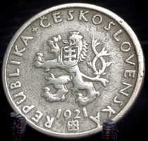 Csehszlovákia 20 heller, 1921 B17F2