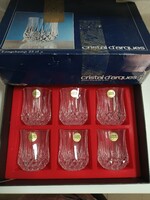 J.G. Durand & Cie Crystal D'arques kristály long drink pohár készlet eredeti dobozában - 6 x 2,3 dl