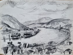 Mosshammer György (1911 - 1970) 5DB rajz egyben eladó Eredeti Garanciával!