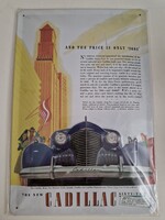 Retro, new metal sign - Cadillac 20x30cm