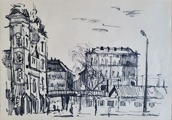 Mosshammer György (1911 - 1970) 5DB rajz egyben eladó Eredeti Garanciával!
