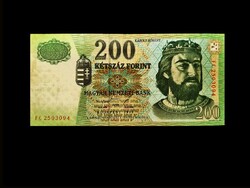 200 FORINT - A LEGELSŐ SOROZATBÓL - 1998 - szép állapotban!