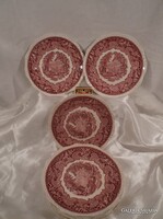 ANGOL - ALKUKÉPES - 1890 - 1910 - TÁNYÉR - MASON'S VISTA PINK  - FAJANSZ - 20 cm  -  HIBÁTLAN