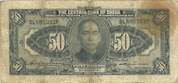 50 dollár 1928 Kína 2.