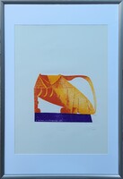 Pierre Székely Péter (1923-2001) Kőcirkusz litográfia Eredeti Garanciával!