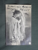 Postcard, Sári Fedák actress, János vitéz, Strelisky edition Bp. 1905