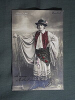 Postcard, Sári Fedák actress, János vitéz, Strelisky edition Bp. 1905