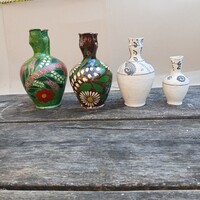 Régi népi erdélyi cserép korsók