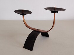 Brutalista  iparművész gyertyatartó jelzett  by:Hegyi ALKUDHATÓ