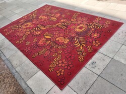 LATEX kivételes állapotú mid-century modern szőnyeg, retró nappali szőnyeg 200 x 280 cm