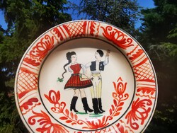 TÁNCOLÓ PÁR, JÓZSA JÁNOS FALI TÁL,