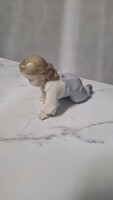 Zsolnay porcelán maszó gyerek