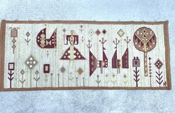 NÉMETH ÉVA GYAPJÚ FALIKÁRPIT 176 X 72 CM
