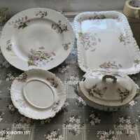 Barackvirágos porcelán tálaló készlet  eladó!