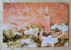 Karácsonyi képeslap postatiszta üdvözlőlap üdvözlőkártya levelezőlap