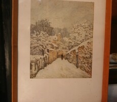 Sisley Müvészeti lenyomat festményről