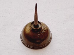 Antik Singer varrógép olajozó réz olajzó