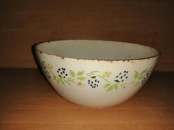 Régi jelzett Gránit tál - átm. 19,5 cm (6p)