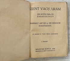 Könyv 1941-es kiadás szent énekek