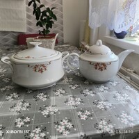 Alföldi porcelán bogyómintás leveses tál, kávés kancsó  eladó!