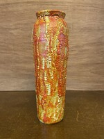 NARANCS SZÍNŰ, RETRO KERÁMIA VÁZA 27.5 CM