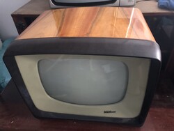 Nagyon régi TV, retro Kékes Televízió