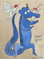Warhol:  Aligátor pillangókkal
