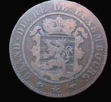 Luxemburg 10 centimes 1855 (O38)