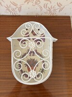 Levendulás Dekupázsolt decoupage dekupázsolva vas kulcstartó tartó fali
