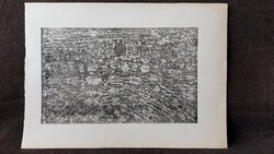 Gyarmathy Tihamér (1915-2005): Absztrakt kompozíció 1960.  No# 1/5.