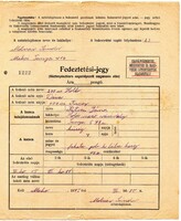 Fedeztetési jegy: Lótenyésztési szakosztály, Mezőhegyes, Makó.